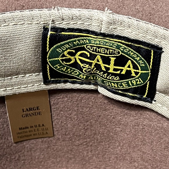 Dorfman Pacific Company Outback Hat Scala Crushable Felt Brown - Picture 5 of 6